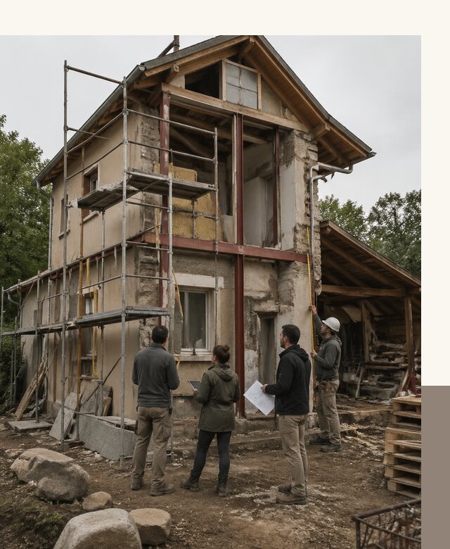 Реконструкция загородного дома под ключ в Кемерово от бюро