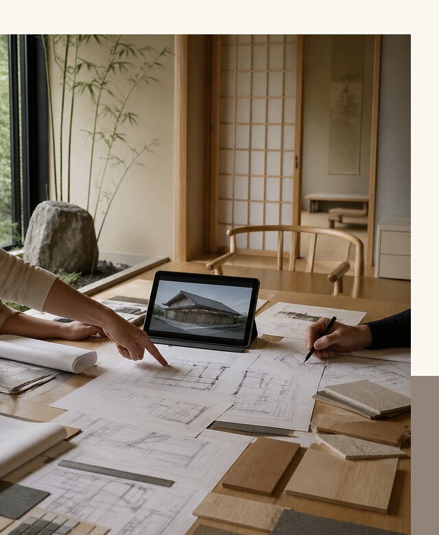 Дизайн интерьера в японском стиле под ключ в Кемерово
